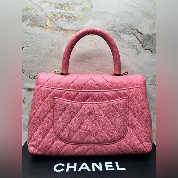 #038280BB SM Pink Coco Top Handle - Picture 4 of 10